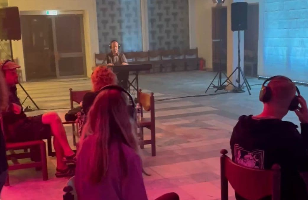 Silent disco / Hungerburg / foto Maarja Mänd